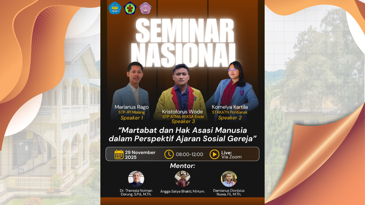 SEMINAR NASIONAL AJARAN SOSIAL GEREJA